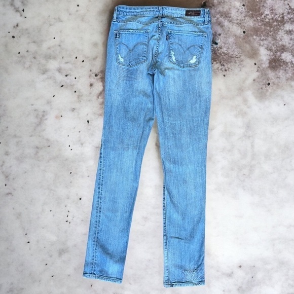 Levi’s Distressed  Skinny Jean size~27 - Picture 3 of 6
